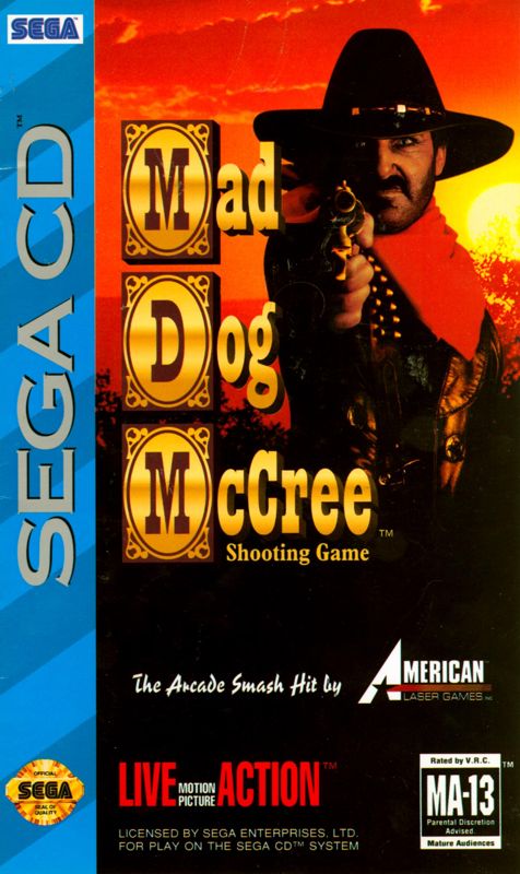 Mad Dog McCree box art for Sega CD
